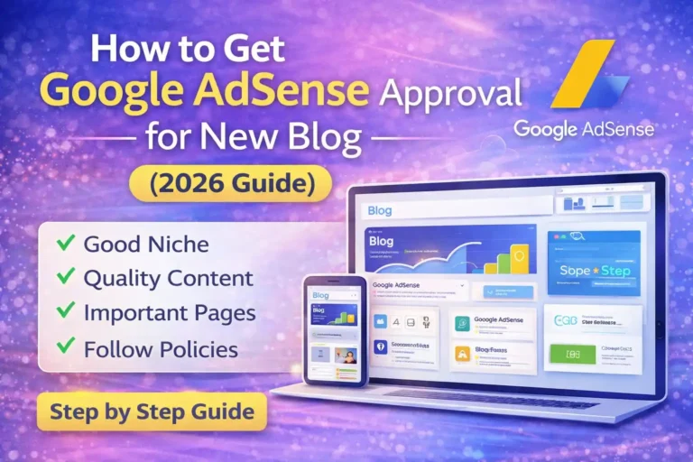 Google AdSense approval for new blog step by step guide for beginners